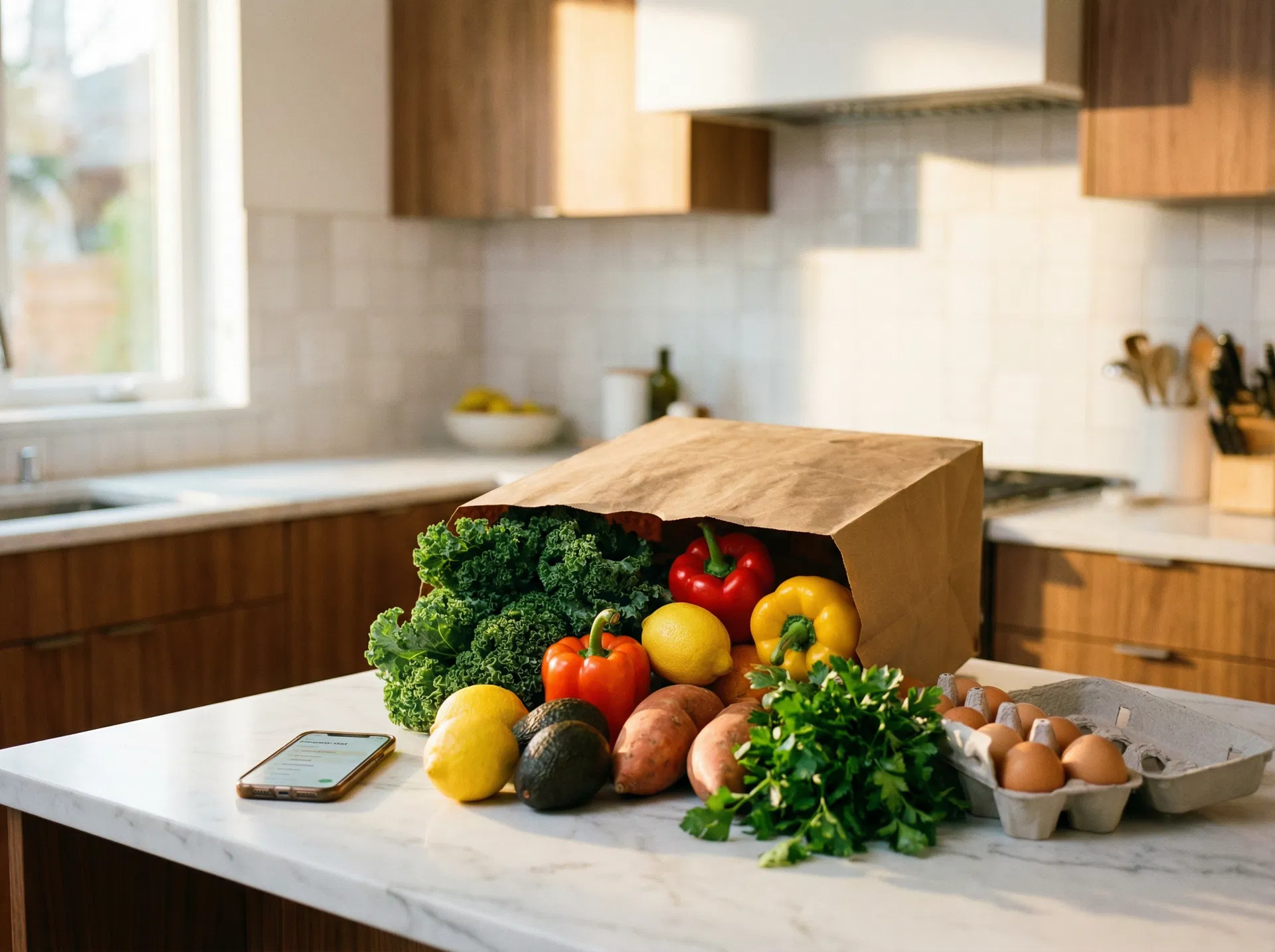 Groceries delivered in one tap